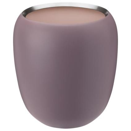 Vaza ORA, 18 cm, prašnjava ruža, nehrđajući čelik, Stelton