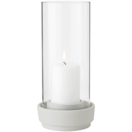 Svjećnjak za svijeće za večeru HURRICANE, 24 cm, pijesak, kamenina, Stelton