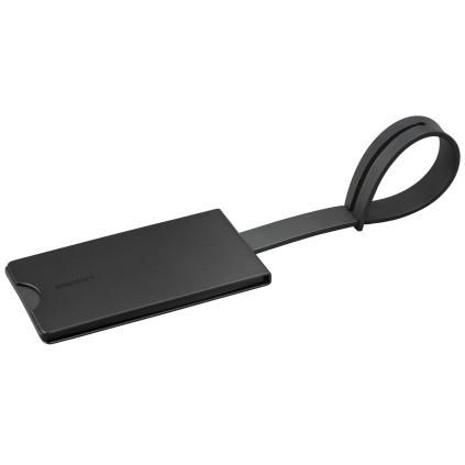 Oznaka za prtljagu COMPANION, 18 cm, crna, aluminij, Stelton