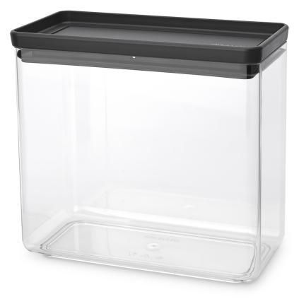 Posuda za čuvanje hrane TASTY PLUS, 3,5 l, tamno siva, plastika, Brabantia