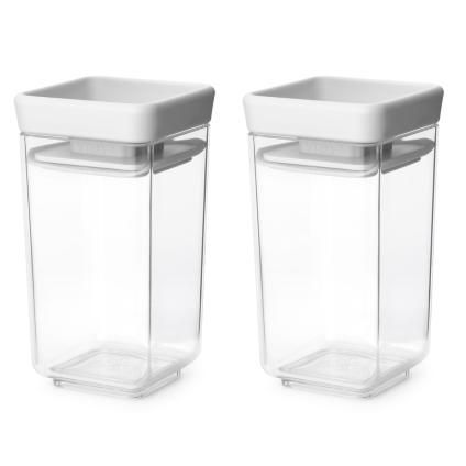 Posuda za čuvanje hrane TASTY PLUS, 150 ml, set od 2 kom, svijetlo siva, Brabantia