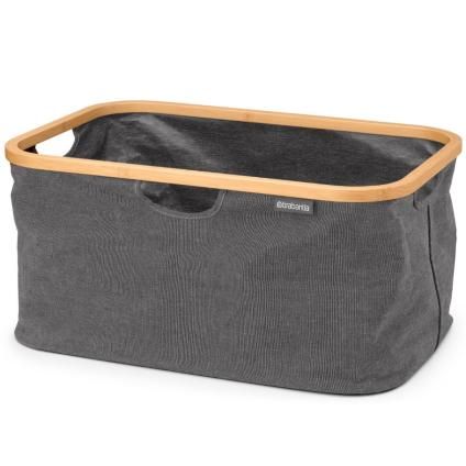 Vreća za rublje, 40 l, papar crni, tkanina, Brabantia