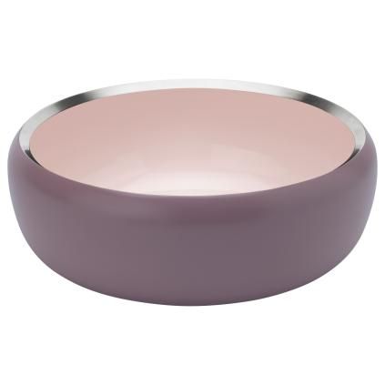 Zdjela za voće ORA, 22 cm, prašnjava ruža, nehrđajući čelik, Stelton