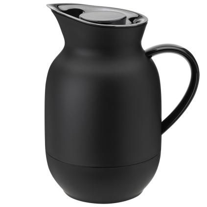 Vakuumski vrč AMPHORA, 1 l, 24 cm, crna, plastika, Stelton