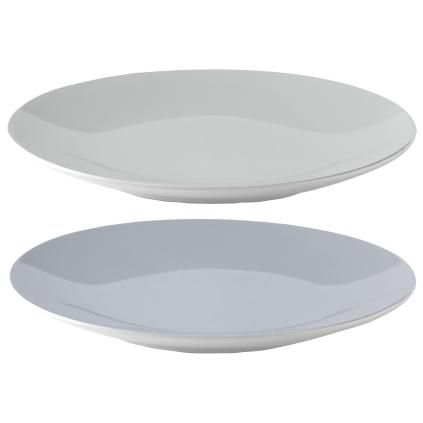 Tanjur EMMA, 22 cm, set od 2 kom, plava, kamenina, Stelton