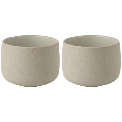 Šalica EMMA, 150 ml, set od 2 kom, siva, kamenina, Stelton