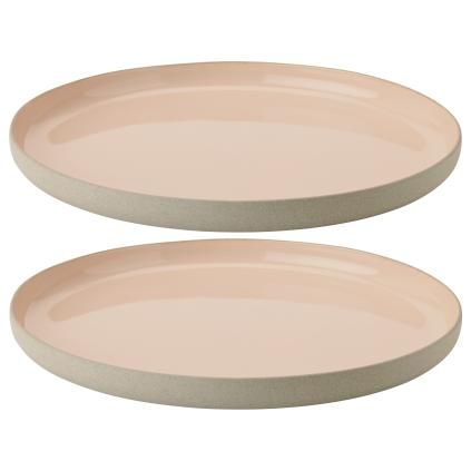 Tanjur EMMA, 24 cm, set od 2 kom, ruža, kamenina, Stelton