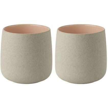 Šalica EMMA, 220 ml, set od 2 kom, ruža, kamenina, Stelton