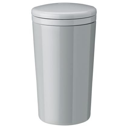 Termošalica CARRIE, 400 ml, svijetlo siva, nehrđajući čelik, Stelton