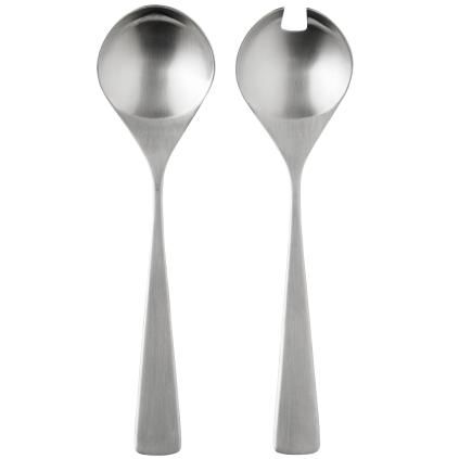 Set žlica za salatu MAYA 21cm, set od 2 kom, srebrna, nehrđajući čelik, Stelton