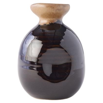 Sake boca, 350 ml, smeđa/crna, keramika, MIJ