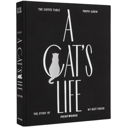 Foto album A CAT´S LIFE, crna, Printworks