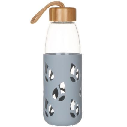 Boca za vodu PKV-002, 550 ml, siva, staklo, Pebbly