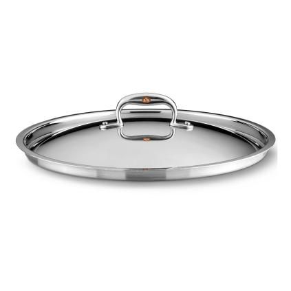 Poklopac za lonac CON CUORE, 20 cm, srebrna, bakar, Ruffoni