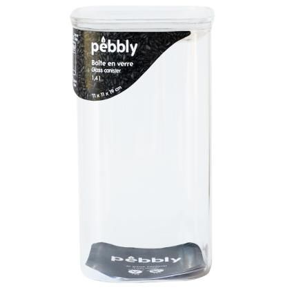 Kuhinjska posuda za pohranu PKV-045, 1,4 l, staklo, Pebbly