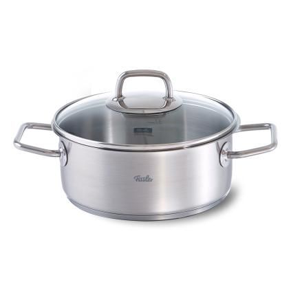 Niska posuda za složenac VISEO 20 cm, srebrna, nehrđajući čelik, Fissler