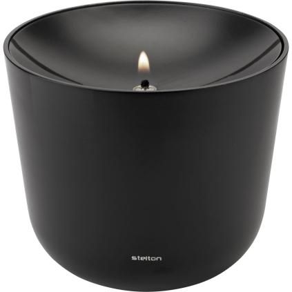 Uljna lampa SOLIS, 11 cm, crna, aluminij, Stelton