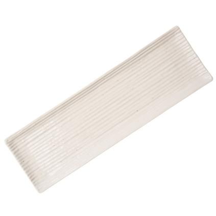 Oval za posluživanje CONTOUR 33 x 10,5 cm, bijela, keramika, MIJ