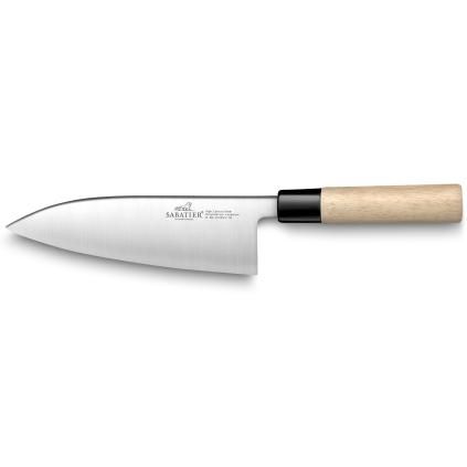 Japanski nož DEBA 18,5 cm, smeđa, Lion Sabatier
