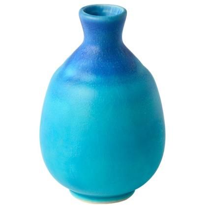 Sake boca TURQUOISE, plava, keramika, MIJ