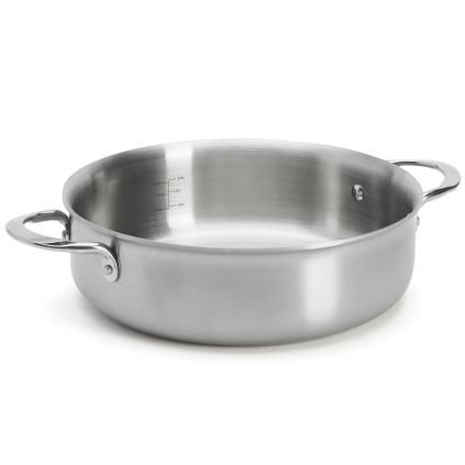 Casserole lonac ALCHIMY 24 cm, srebrna, nehrđajući čelik, de Buyer