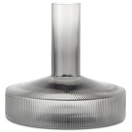 Dekanter za vino RIPPLE 1,7 l, siva, staklo, ferm LIVING