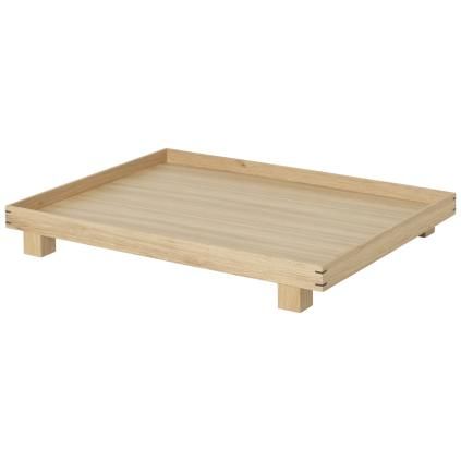 Poslužavnik BON 47 x 36 cm, prirodni, drvo, čvrsti LIVING