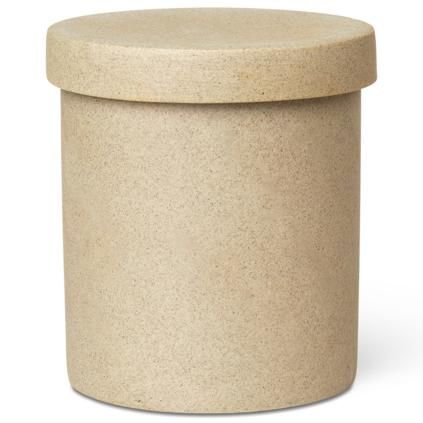 Čaša za zubne četkice BON 10,5 cm, pijesak, porculan, čvrst LIVING