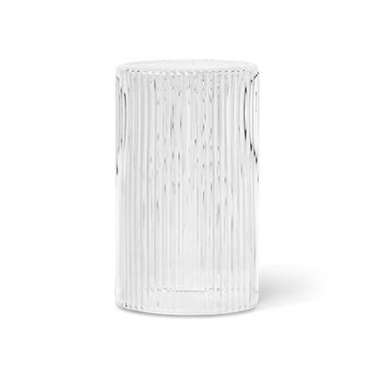 Poklopac za karafu RIPPLE 9 cm, svjetlo, staklo, čvrsta LIVING