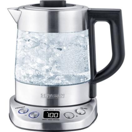Električno kuhalo s kuhalom za čaj WK 3473 Severin 1,0 l srebrna