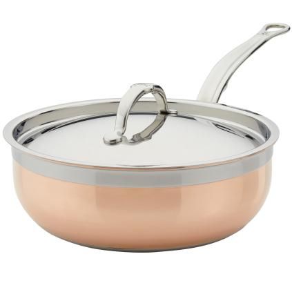 Tava za umak COPPERBOND 24 cm, 3,3 l, bakarna, Hestan