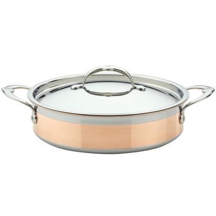 Tava za posluživanje COPPERBOND 26 cm, 3,3 l, bakarna, Hestan