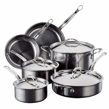 Set posuđa NANOBOND TITANIUM, set od 6 kom, nehrđajući čelik, Hestan