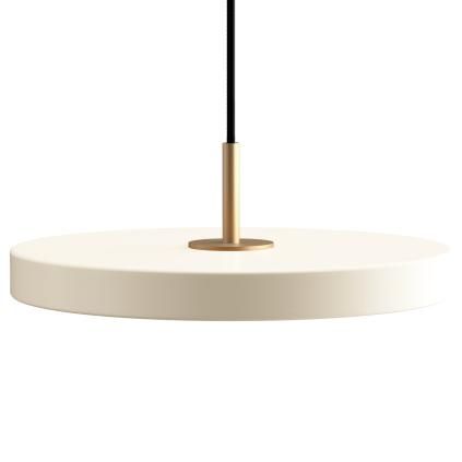 Viseća lampa ASTERIA 31 cm, bijela / zlatna, aluminij, Umage