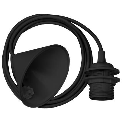 Viseća lampa UZVICA 7 cm, crna, Umage