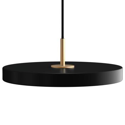 Viseća lampa ASTERIA PLUS 31 cm, crna / zlatna, aluminij, Umage