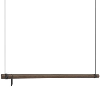 215942 vesak na obleceni swing 110 cm tmave hneda drevo lind dna
