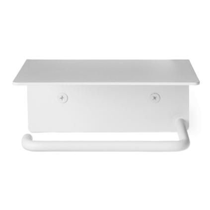 216896 drzak toaletniho papiru dora 14 cm bila nerezova ocel ferm living