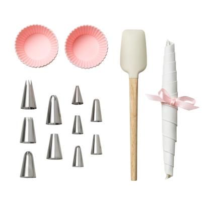 217847 sada na cupcakes the essentials sada 14 ks ruzova printworks