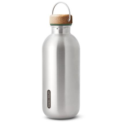 218453 lahev na vodu 600 ml olivova nerezova ocel black blum