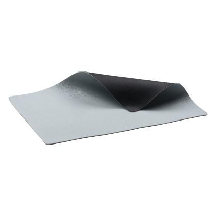 219131 prostirani 46 x 33 cm oboustranne sada 4 ks cerna svetle modra pvc bitz