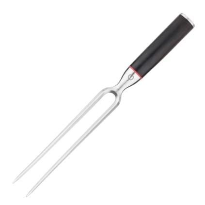 221480 4 vidlicka na maso sebra 19 cm cerna forged