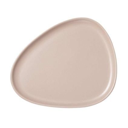 222080 jidelni talir curve 30 cm piskova kamenina lind dna