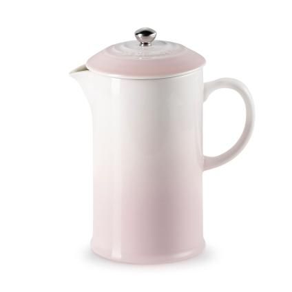 224466 french press kavovar 1 l shell pink kamenina le creuset