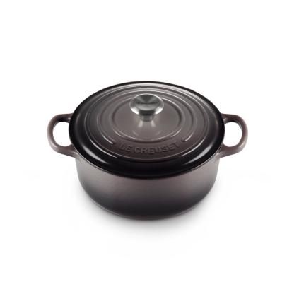 224982 kastrol signature 20 cm 2 4 l flint litina le creuset