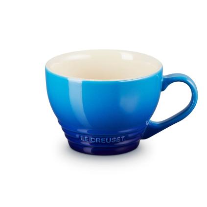 223788 hrnek na cappuccino 400 ml azure kamenina le creuset