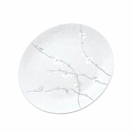 225516 jidelni talir white blossom 28 cm bila keramika mij