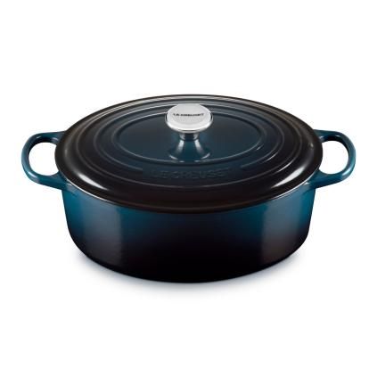 223776 kastrol signature 31 cm 6 3 l ovalny nuit litina le creuset