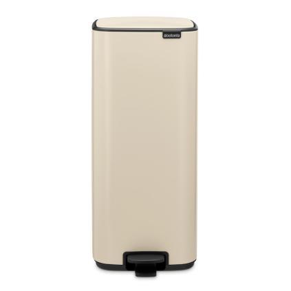 225912 pedalovy odpadkovy kos bo 30 l jemne bezova ocel brabantia