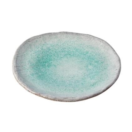 226482 jidelni talir aqua splash 25 cm modra keramika mij
